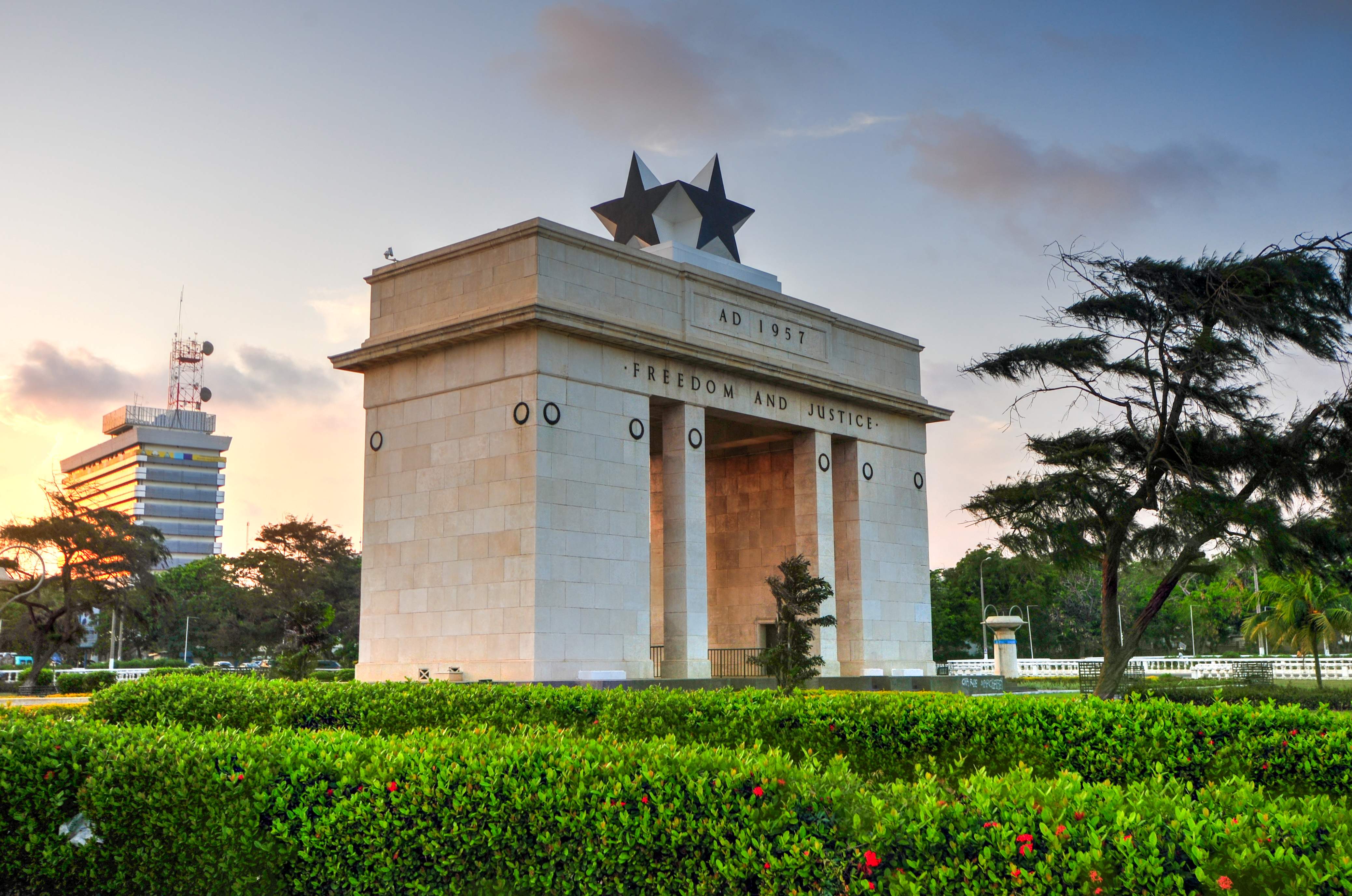 Independence Arch, Accra, Ghana. Credit: Adobe Stock/demerzel21